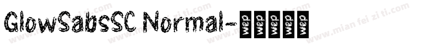 GlowSabsSC Normal字体转换